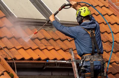 Démoussage et hydrofuge de toiture à Crevant